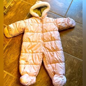 3-6 Month Snowsuit Girl